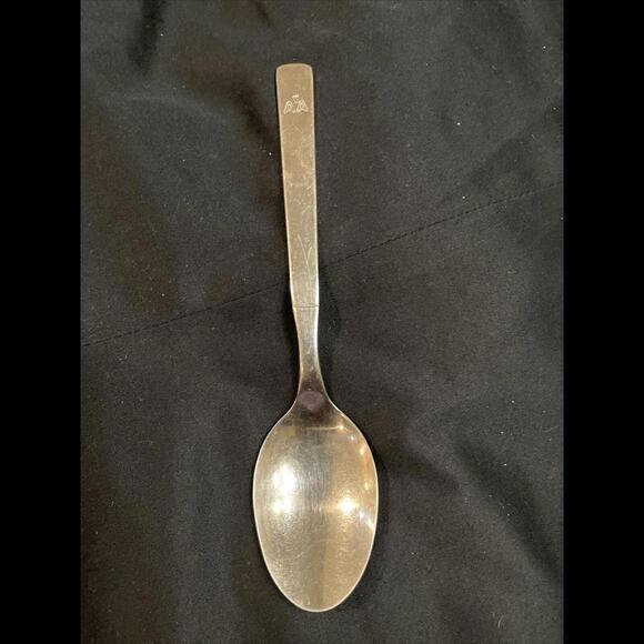 1 American Airlines Spoon‎ Soup  Aviation Utensil First Class Vintage 1980's - Picture 1 of 2